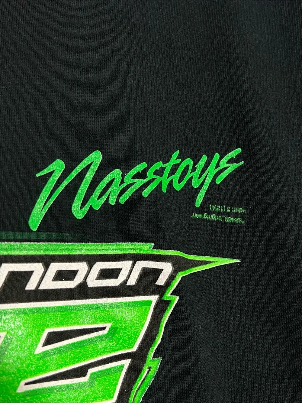 Nasstoys Brandon Lane Racing New York Black Green T-Shirt Men’s Large